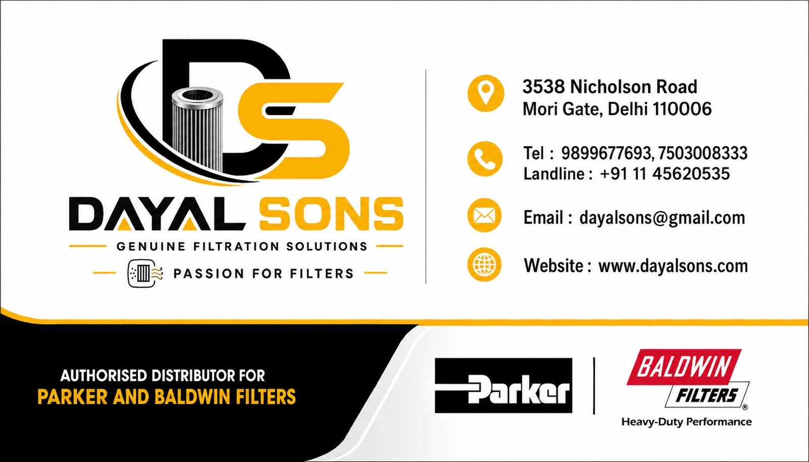 Parker distributor
